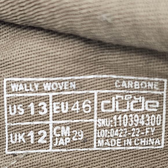 Hey Dude Wally Woven Slip-Ons in Carbone Men's 13 - Picture 5 of 11